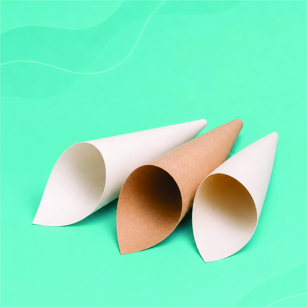 Conos de papel